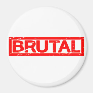 Brutal Briefmarke Magnet