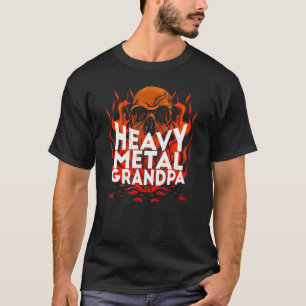Brutal Heavy Metal Crew Heavy Metal Opa Skull T-Shirt