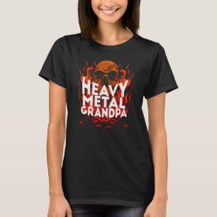 Brutal Heavy Metal Crew Heavy Metal Opa Skull T-Shirt