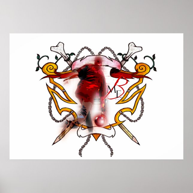 Brutal Muse "Bowling Poster" Poster (Vorne)