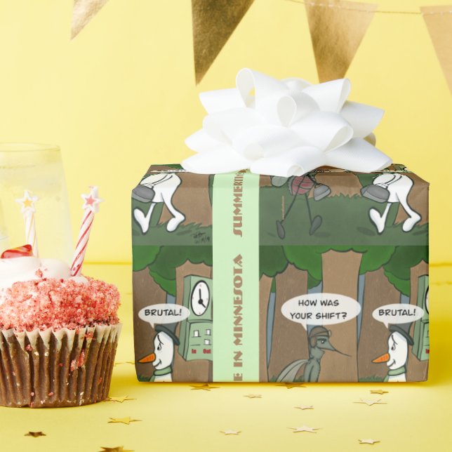 Brutal Summertime Geschenkpapier (Geburtstagsparty)