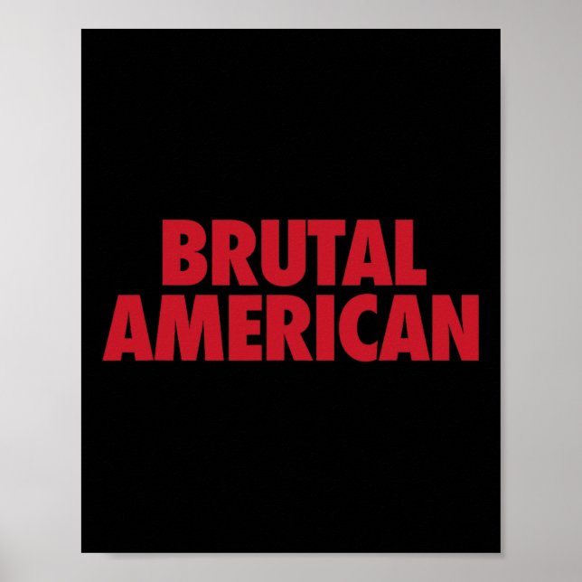 Brutaler Amerikaner  Poster (Vorne)