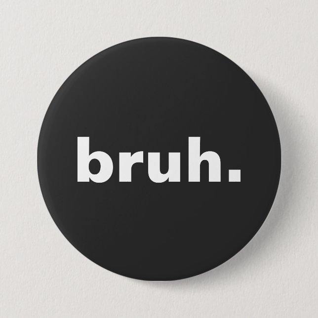 brutales minimalistisches Design Button (Vorderseite)