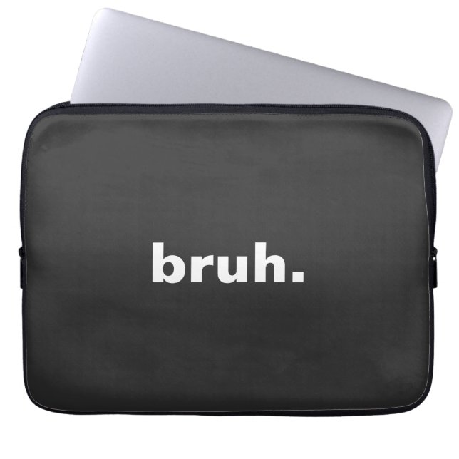 brutales minimalistisches Design Laptopschutzhülle (Vorderseite)