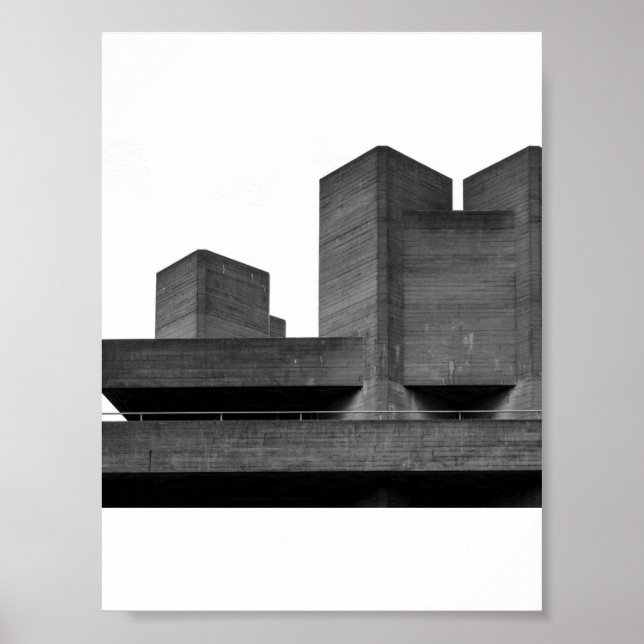 Brutalismus Poster (Vorne)