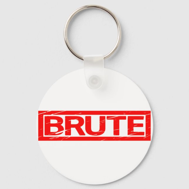 Brute Briefmarke Schlüsselanhänger (Vorderseite)