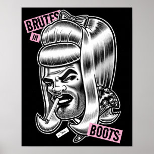 Brutes in Boots™/Rocky Stockings™/Perücke Poster