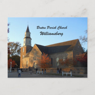 Bruton Parish Church, Williamsburg Postkarte