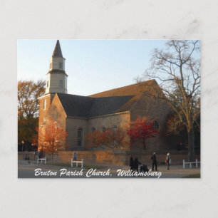 Bruton Parish Church, Williamsburg Postkarte