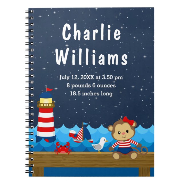 Brutstatistiken der roten Marine, der männlichen A Notizblock (Vorderseite)