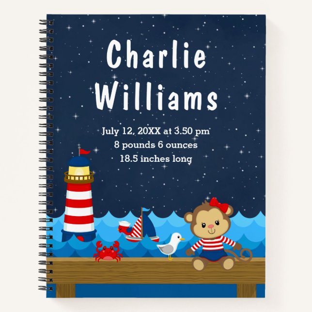 Brutstatistiken der roten Marine, der männlichen A Notizbuch (Vorderseite)