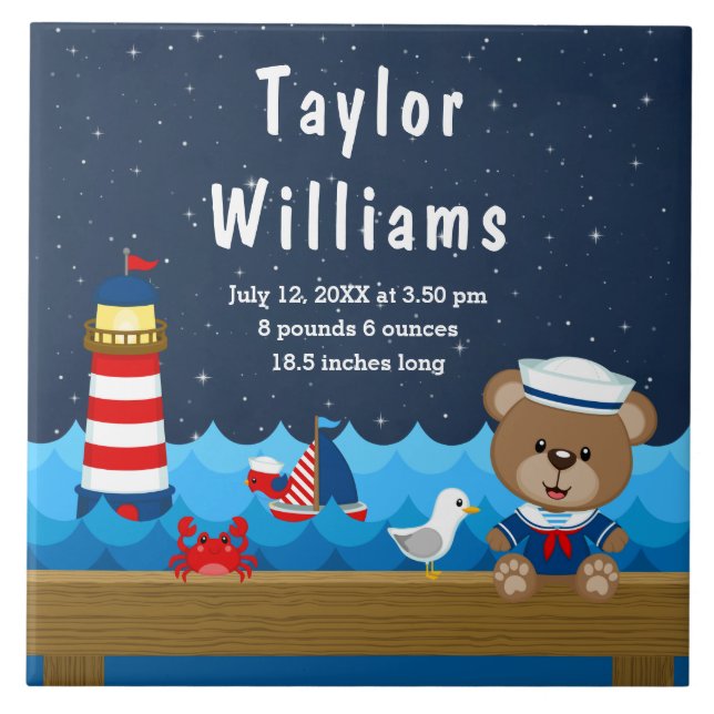 Brutstatistiken der roten Marine für den nautische Fliese (Vorderseite)