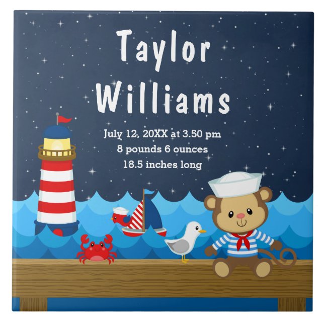 Brutstatistiken der roten Navy für den nautischen  Fliese (Vorderseite)