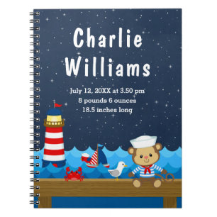 Brutstatistiken der roten Navy für den nautischen  Notizblock