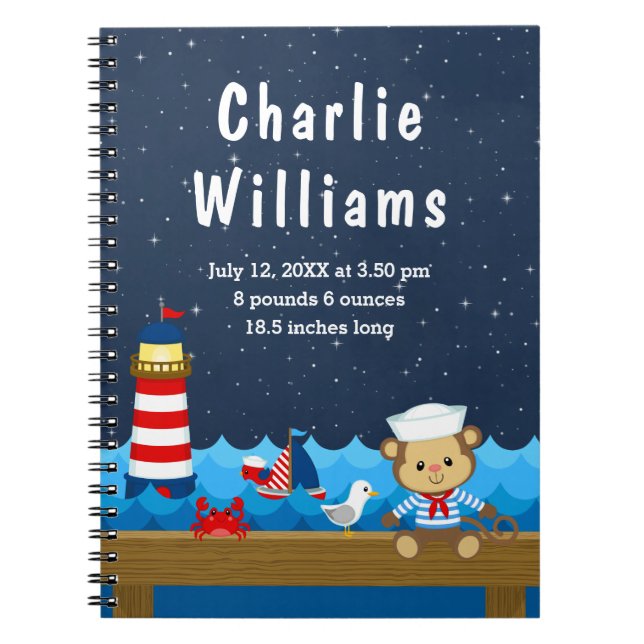 Brutstatistiken der roten Navy für den nautischen  Notizblock (Vorderseite)