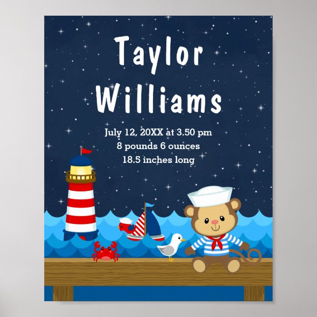 Brutstatistiken der roten Navy für den nautischen  Poster (Vorne)