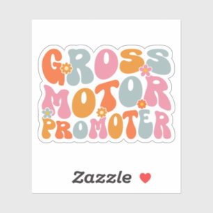 Bruttomotorträger Funny PT Physikalische Therapi Aufkleber