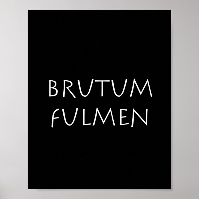 Brutum fulmen poster (Vorne)