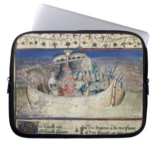 Brutus das Trojan Set-Segel für Großbritannien, Laptopschutzhülle