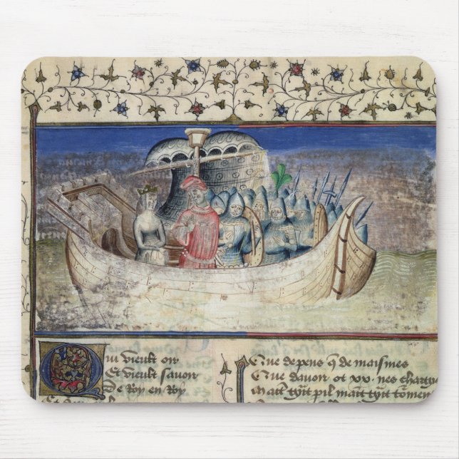 Brutus das Trojan Set-Segel für Großbritannien, Mousepad (Vorne)