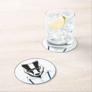 Bruxby-Untersetzer Runder Pappuntersetzer