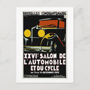 Bruxelles Cinquantenaire XXVI Salon de L' Auto Postkarte