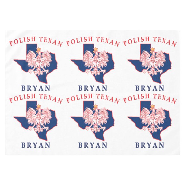 Bryan Polish Texan Tischdecke (Vorderseite (Horizontal))