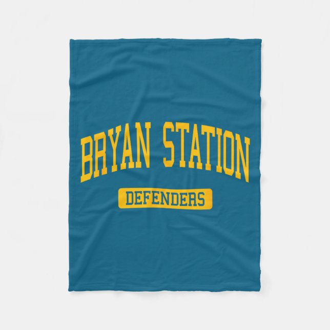 Bryan Station High School Hs Fleecedecke (Vorderseite)