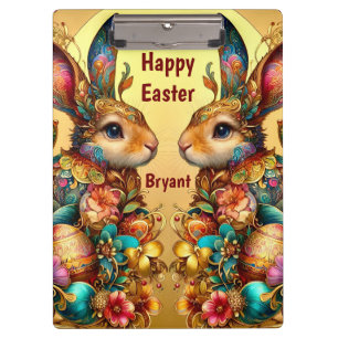 BRYANT ~ HAPPY EASTER ~ EASTER BUNNIES ~ KLEMMBRETT