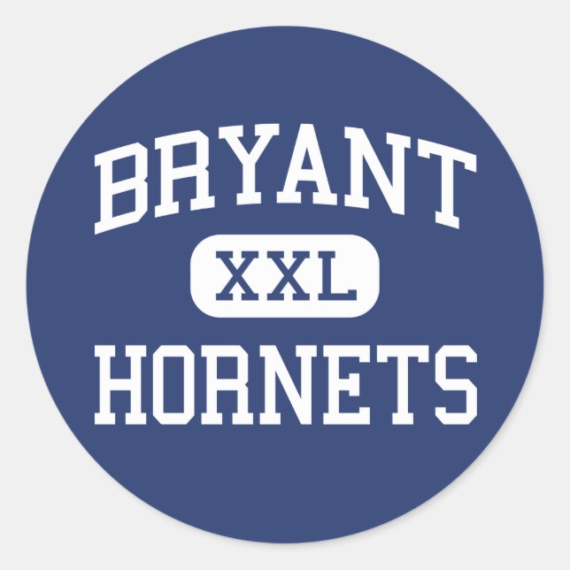 Bryant - Hornets - High School - Bryant Arkansas Runder Aufkleber (Vorderseite)