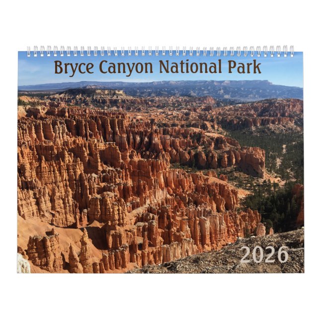 Bryce Canyon 2026 Photographic 12-Month Calendar Kalender (Titelbild)