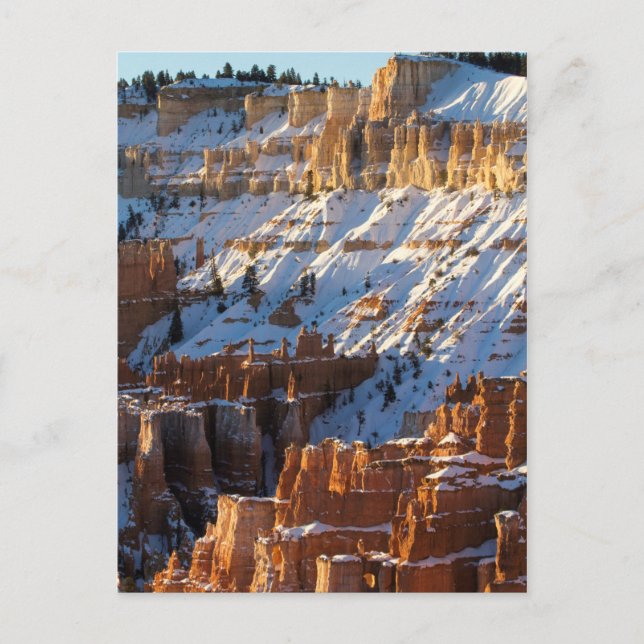 Bryce Canyon Christmas, Sunset Point Feiertagspostkarte (Vorderseite)