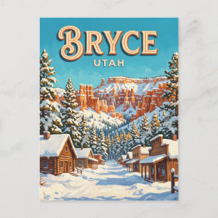 Bryce Canyon City Utah Postkarte