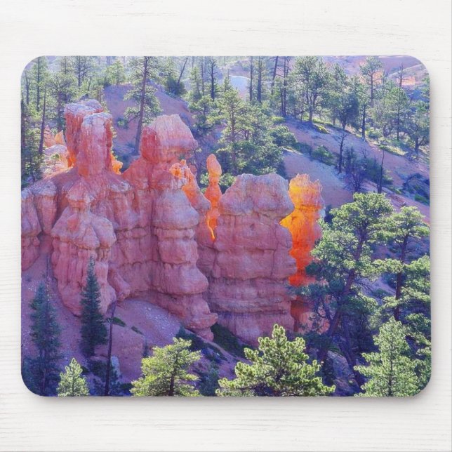 Bryce Canyon Leuchtend Mousepad (Vorne)