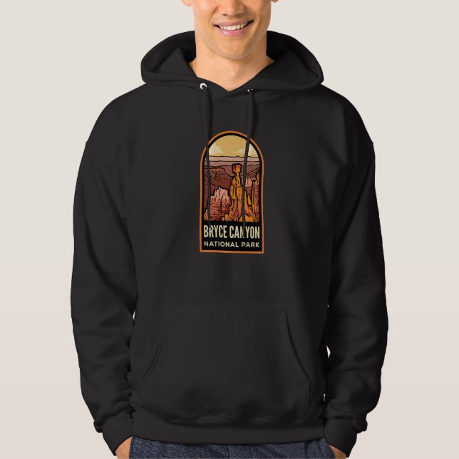Bryce Canyon National Park Abzeichen Hoodie (Vorderseite)