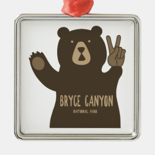 Bryce Canyon National Park Friedensbär Ornament Aus Metall