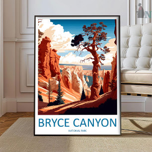 Bryce Canyon National Park Reise Druck Wandkunst B Poster