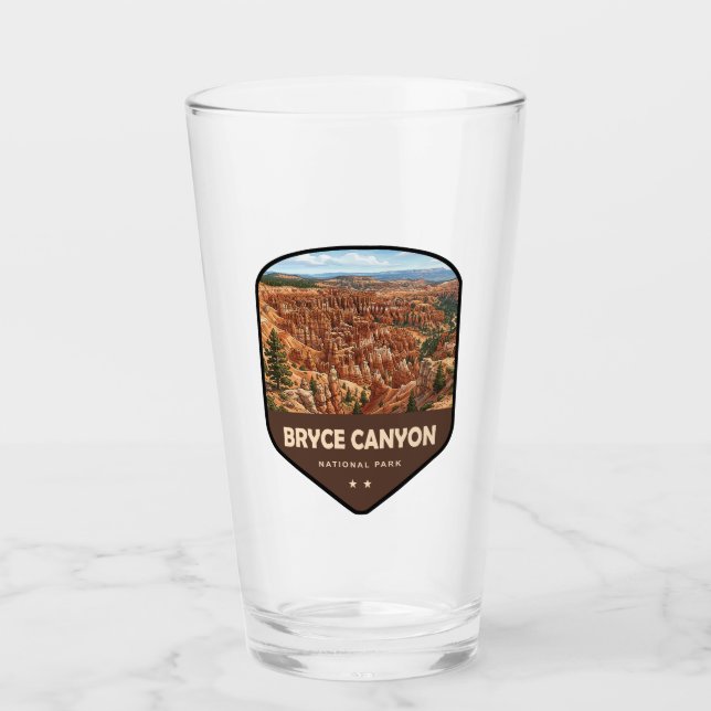 Bryce Canyon National Park Schild Glas (Vorderseite)