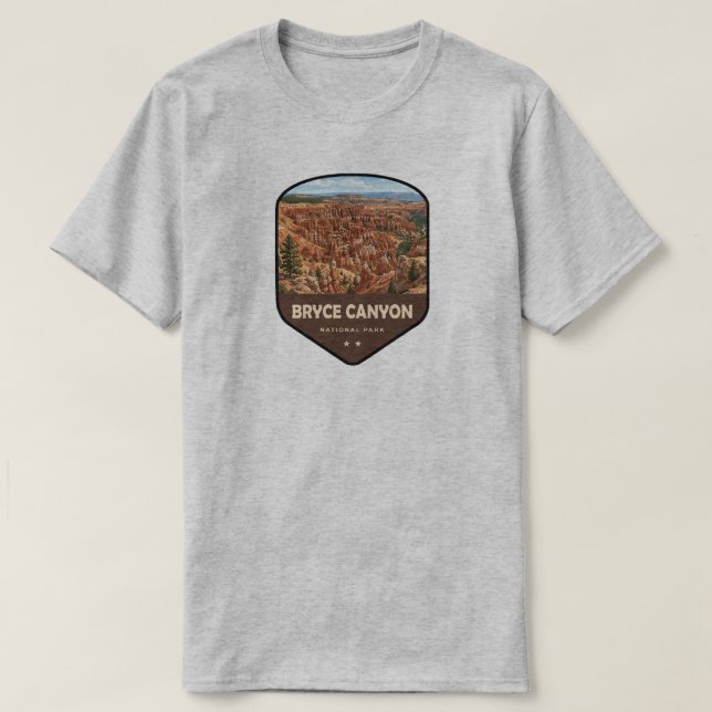 Bryce Canyon National Park Schild T-Shirt (Design vorne)