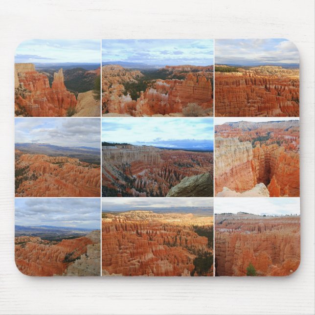 Bryce Canyon National Park, Utah, Collage Mousepad (Vorne)