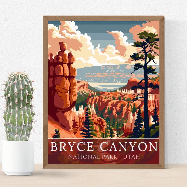 Bryce Canyon National Park Utah Desert Landscape Poster (Von Creator hochgeladen)