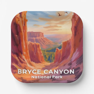 Bryce Canyon National Park   Utah Reise Pappteller