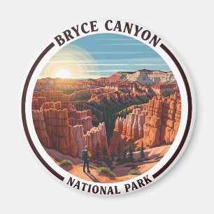 Bryce Canyon National Park Utah Sonnenuntergang Magnet