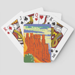Bryce Canyon National Park Utah Vintage Spielkarten