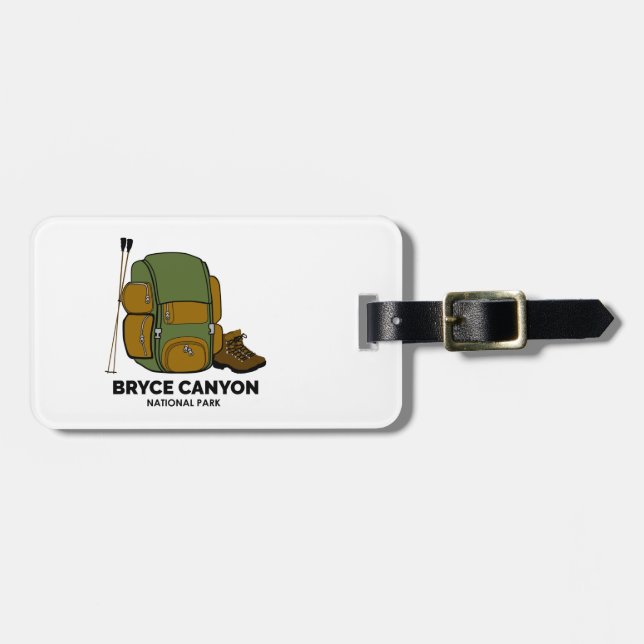 Bryce Canyon Nationalpark Backpack Gepäckanhänger (Vorderseite horizontal)