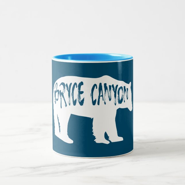 Bryce Canyon Nationalpark Bear Zweifarbige Tasse (Mittel)