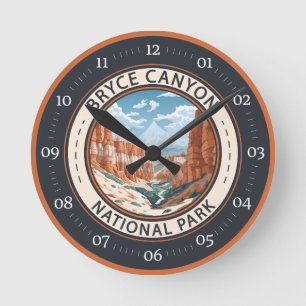Bryce Canyon Nationalpark California Runde Wanduhr