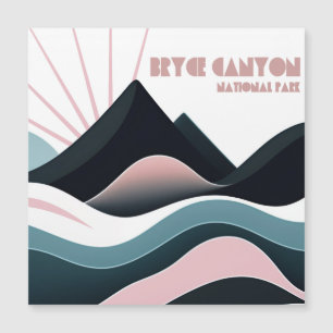 Bryce Canyon Nationalpark Colored Hills Magnetkarte