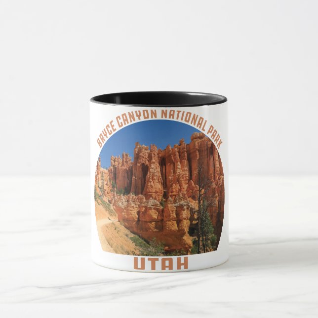 Bryce Canyon Nationalpark hoodoos utah Vintag Tasse (Zentrum)