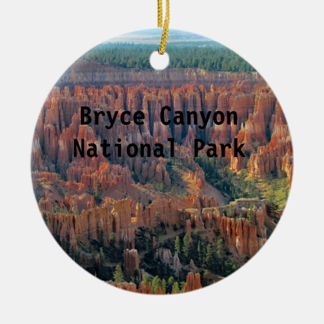 Bryce Canyon Nationalpark Keramik Ornament (Vorne)